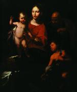 Bernardo Strozzi Holy Family with St. John the Baptist Germany oil painting artist